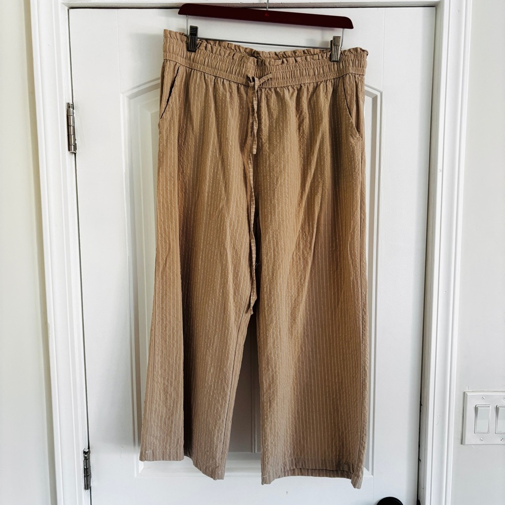 Breezy pull-on women’s Linen Pants XL